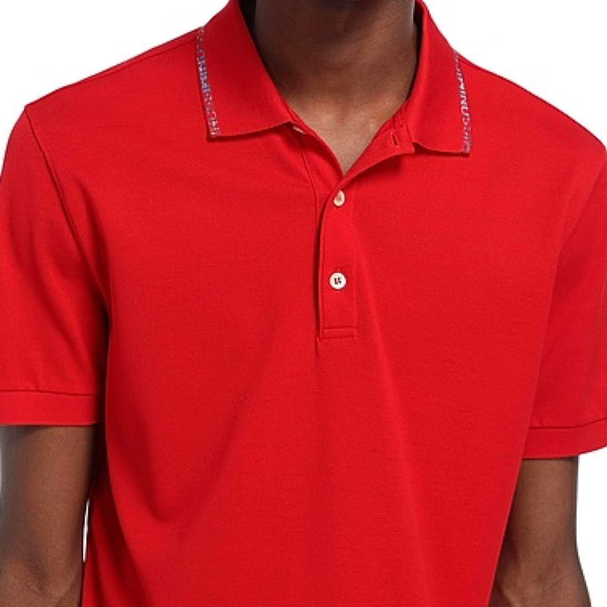 Missoni Logo Collar Red Polo Polo Shirt Missoni 