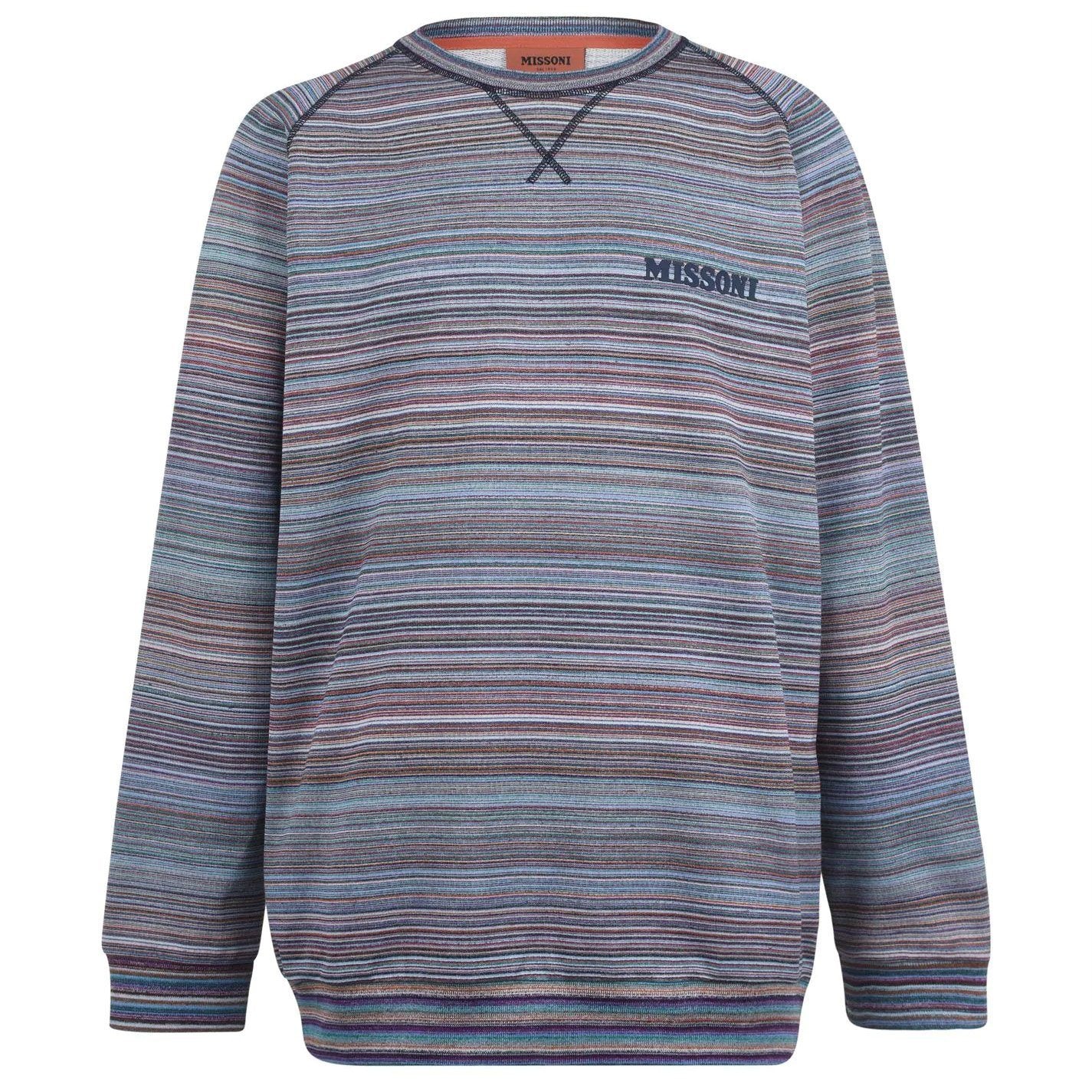 Missoni Multi Stripe Logo Sweatshirt Sweatshirt Missoni 
