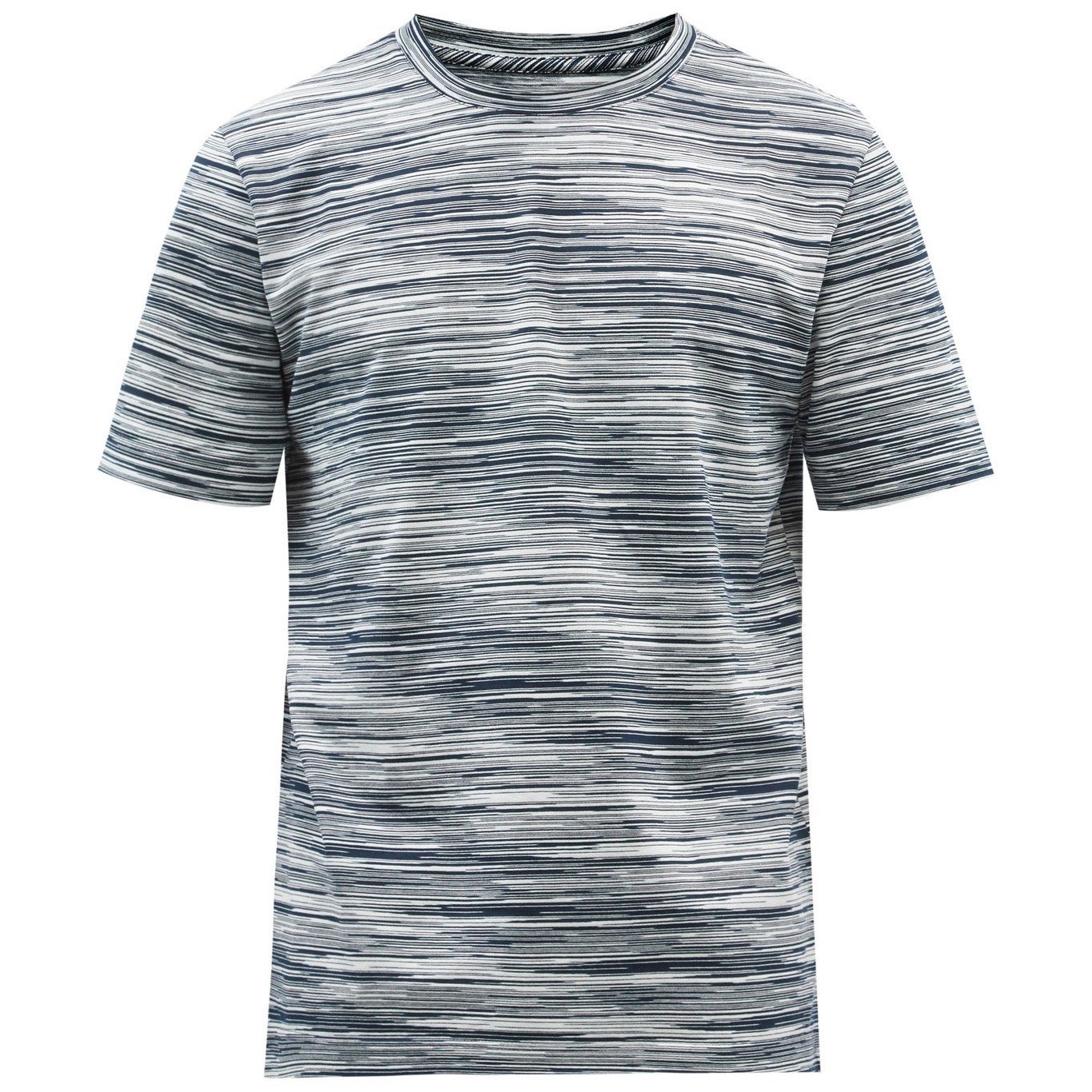 Missoni Navy Classic Stripe T-Shirt T-Shirt Missoni 