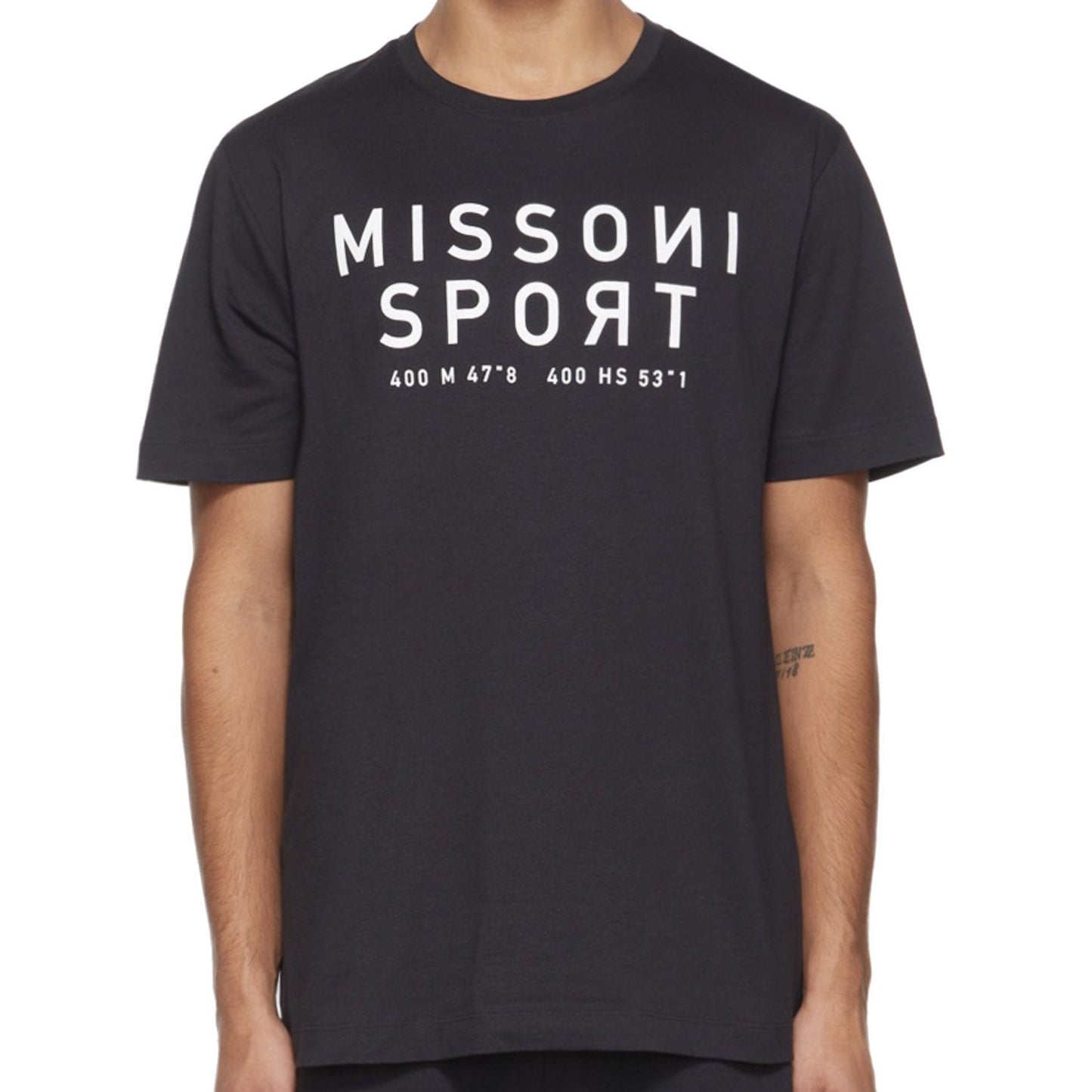 Missoni Navy Sport Logo T-Shirt T-Shirt Missoni 