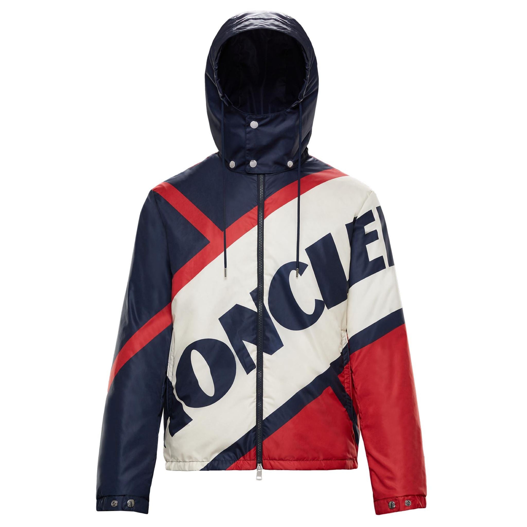 Moncler hooded discount windbreaker