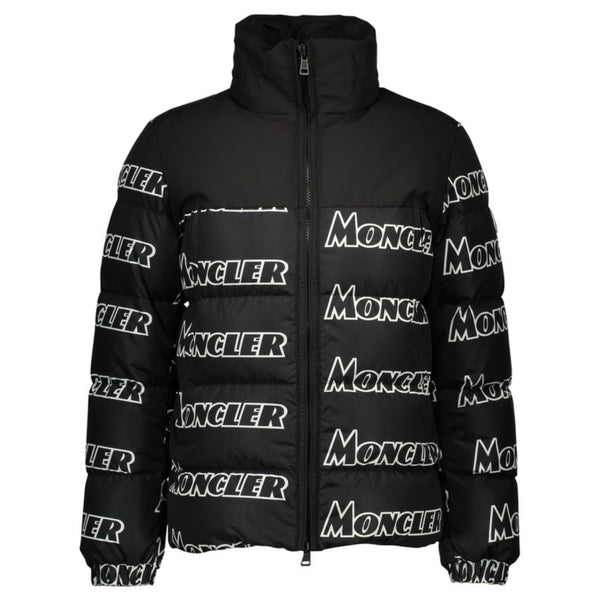 Moncler Faiveley Logo Print Quilted Down Jacket – DANYOUNGUK