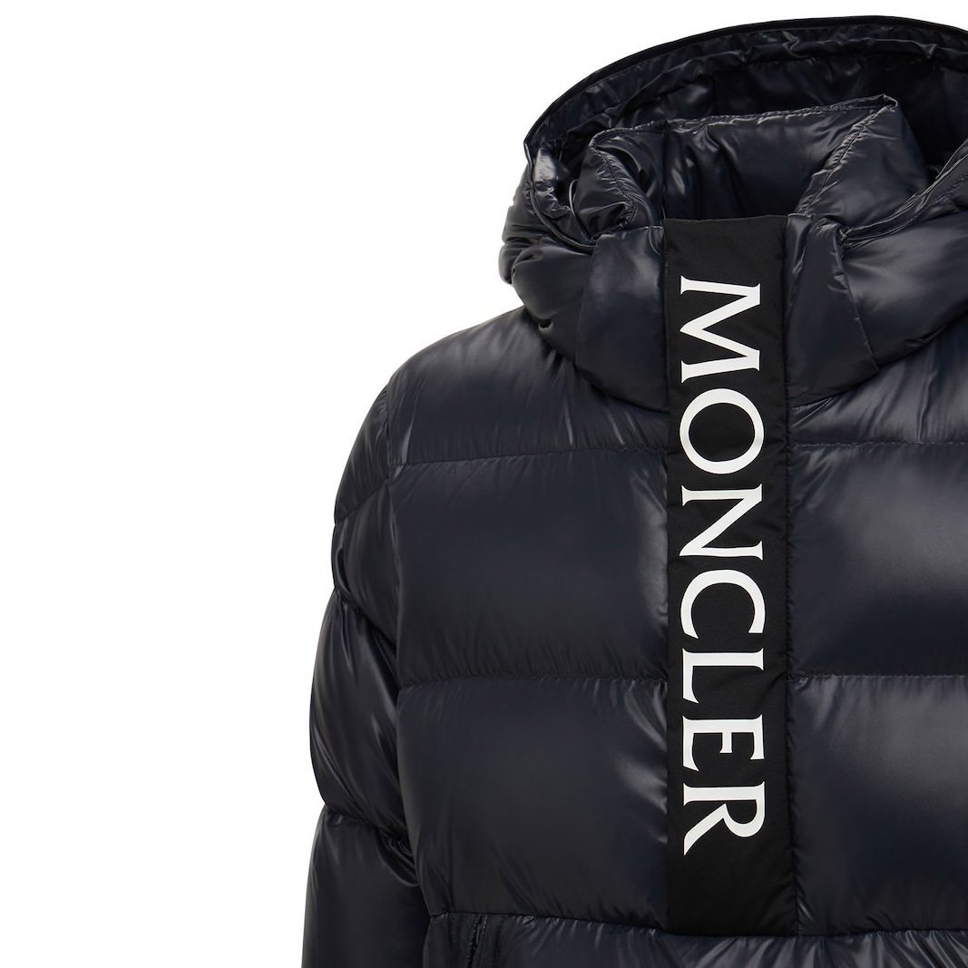 Navy blue deals moncler coat