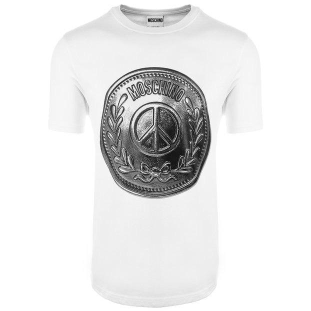 Moschino White Logo Tee T-Shirt Moschino 