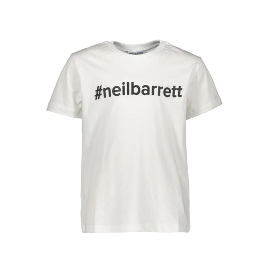 Neil Barrett White Hashtag Tee - DANYOUNGUK