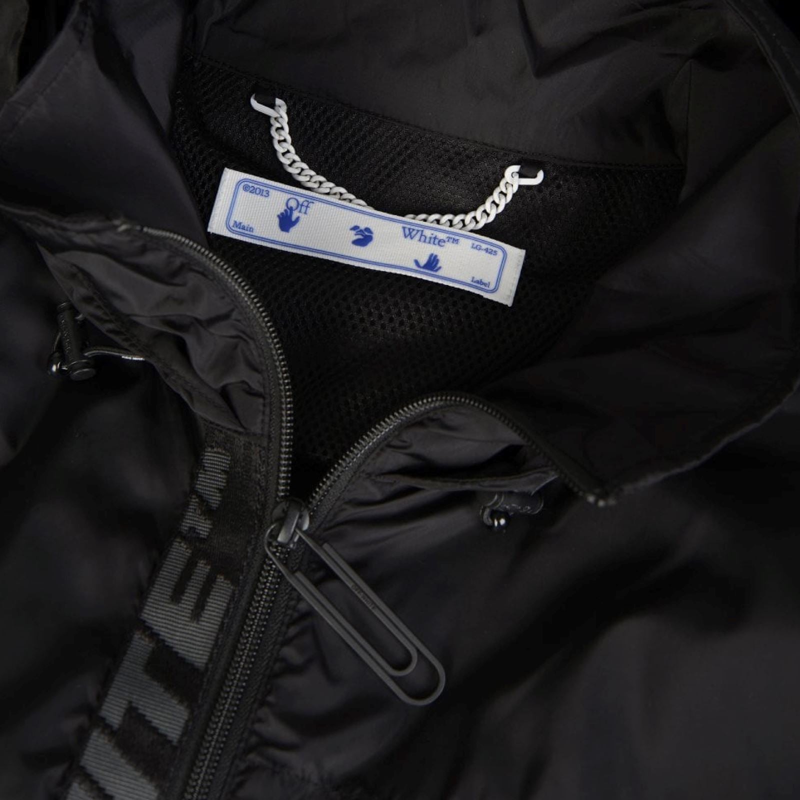 Black and white outlet raincoat