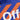 Off-White Blue & Orange Stripe Logo Scarf - DANYOUNGUK