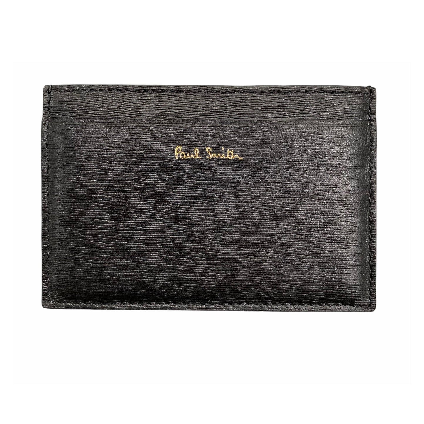 Paul Smith Black Grey Leather Cardholder - DANYOUNGUK