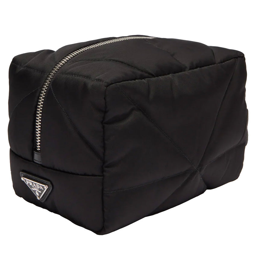 Prada Black Nylon Quilted Washbag DANYOUNGUK