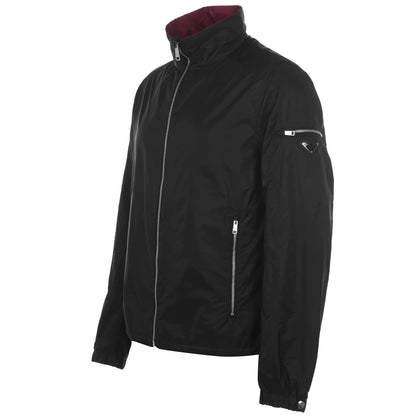 Prada Black Reversible Nylon Jacket Jacket Prada 