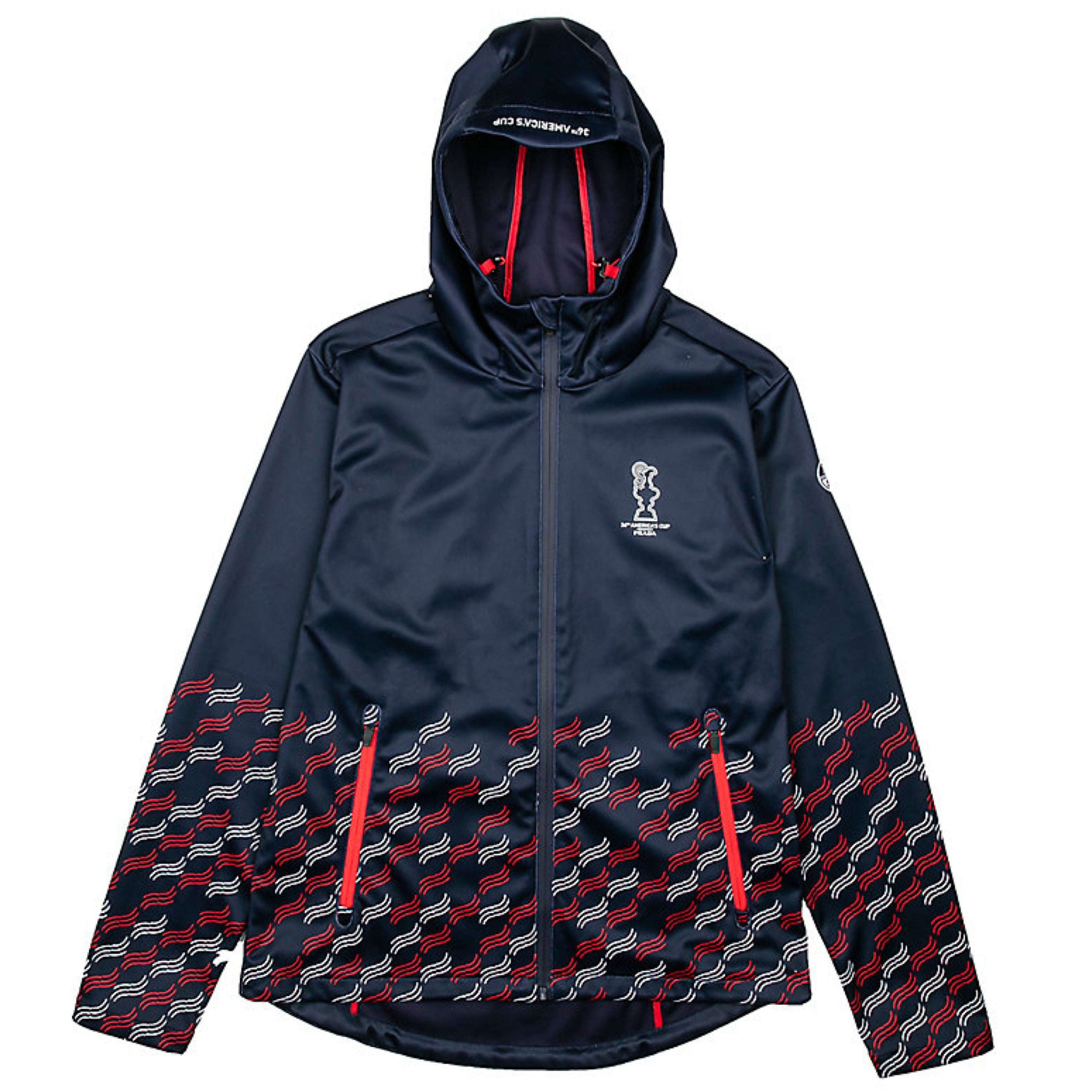 Prada x North Sails Navy Hooded Jacket – DANYOUNGUK