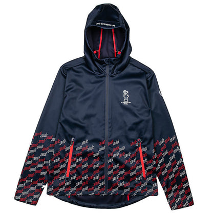 Prada x North Sails Navy Hooded Jacket Jacket Prada 