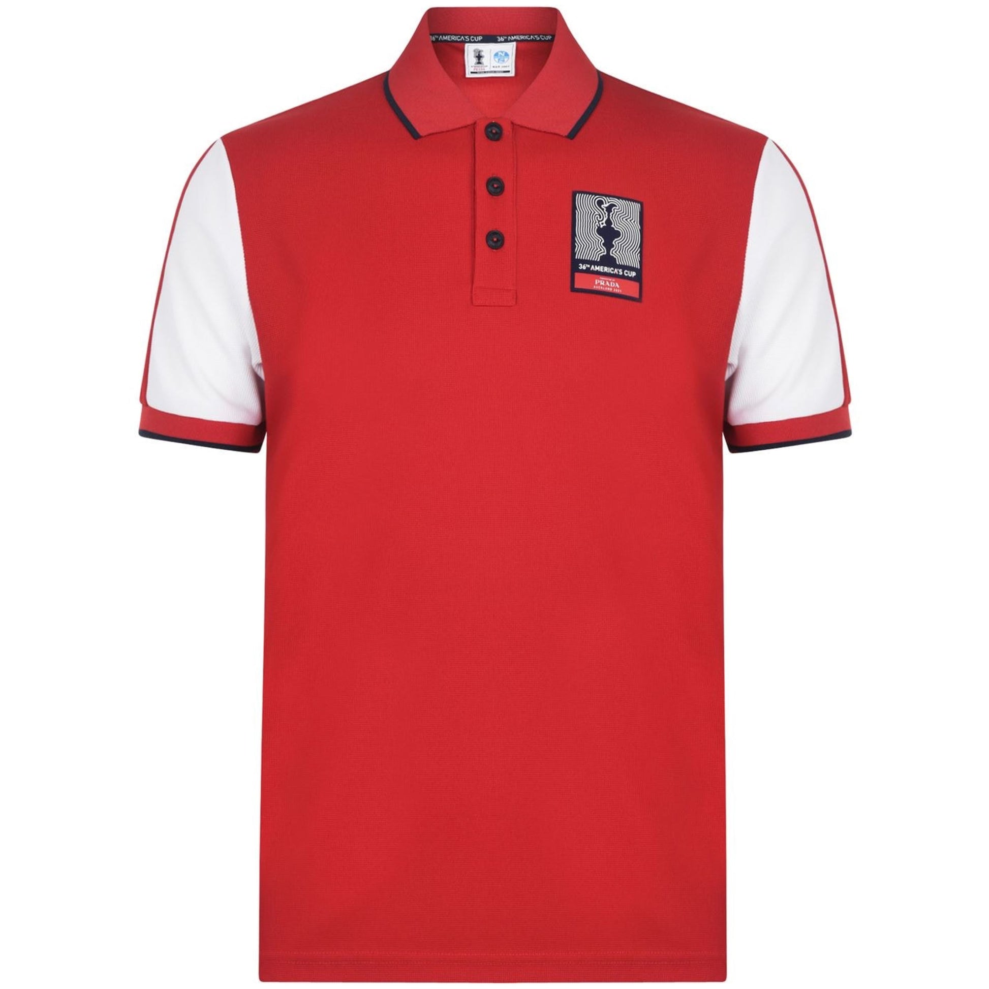 Prada x North Sails Red Polo Shirt Polo Shirt Prada 