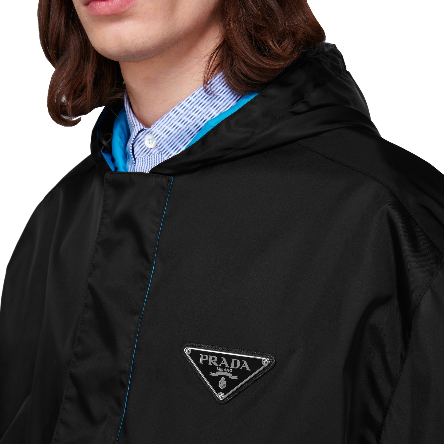 Prada Oversized Technical Hooded Jacket - DANYOUNGUK