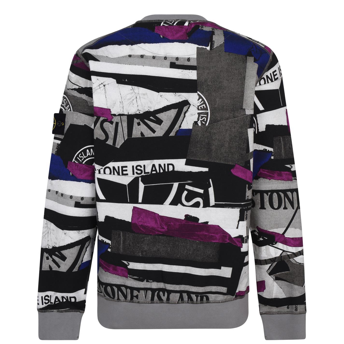 Stone Island All Over Print Sweatshirt Sweatshirt Stone Island 