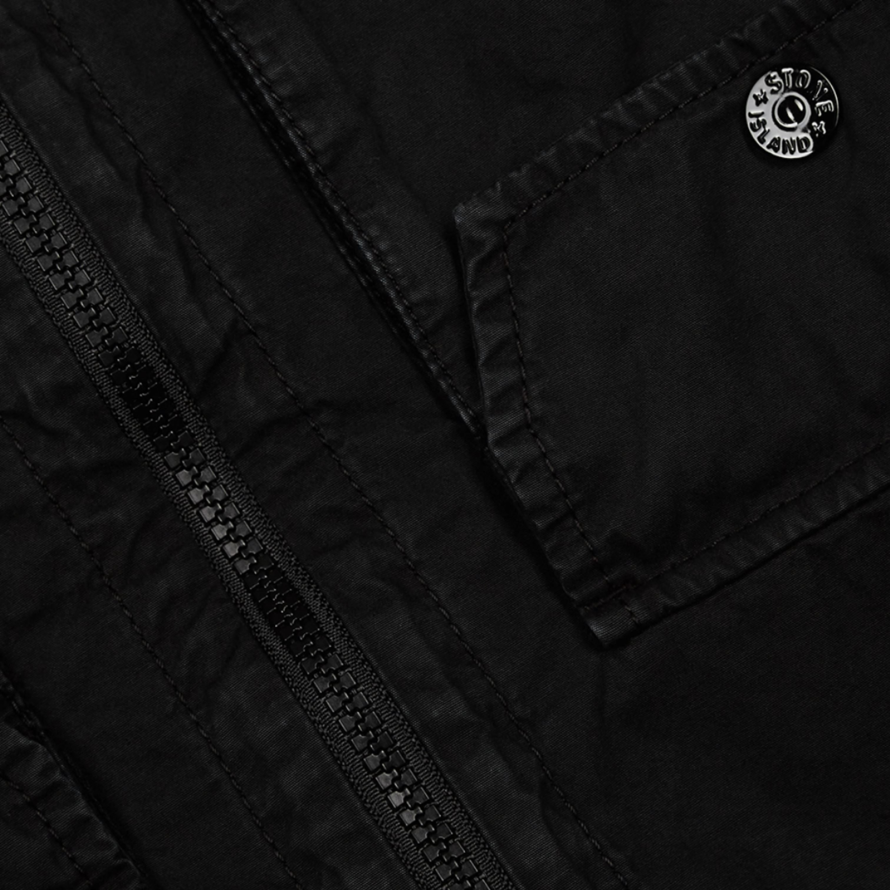 Stone Island Black Double Pocket Zip Overshirt – DANYOUNGUK