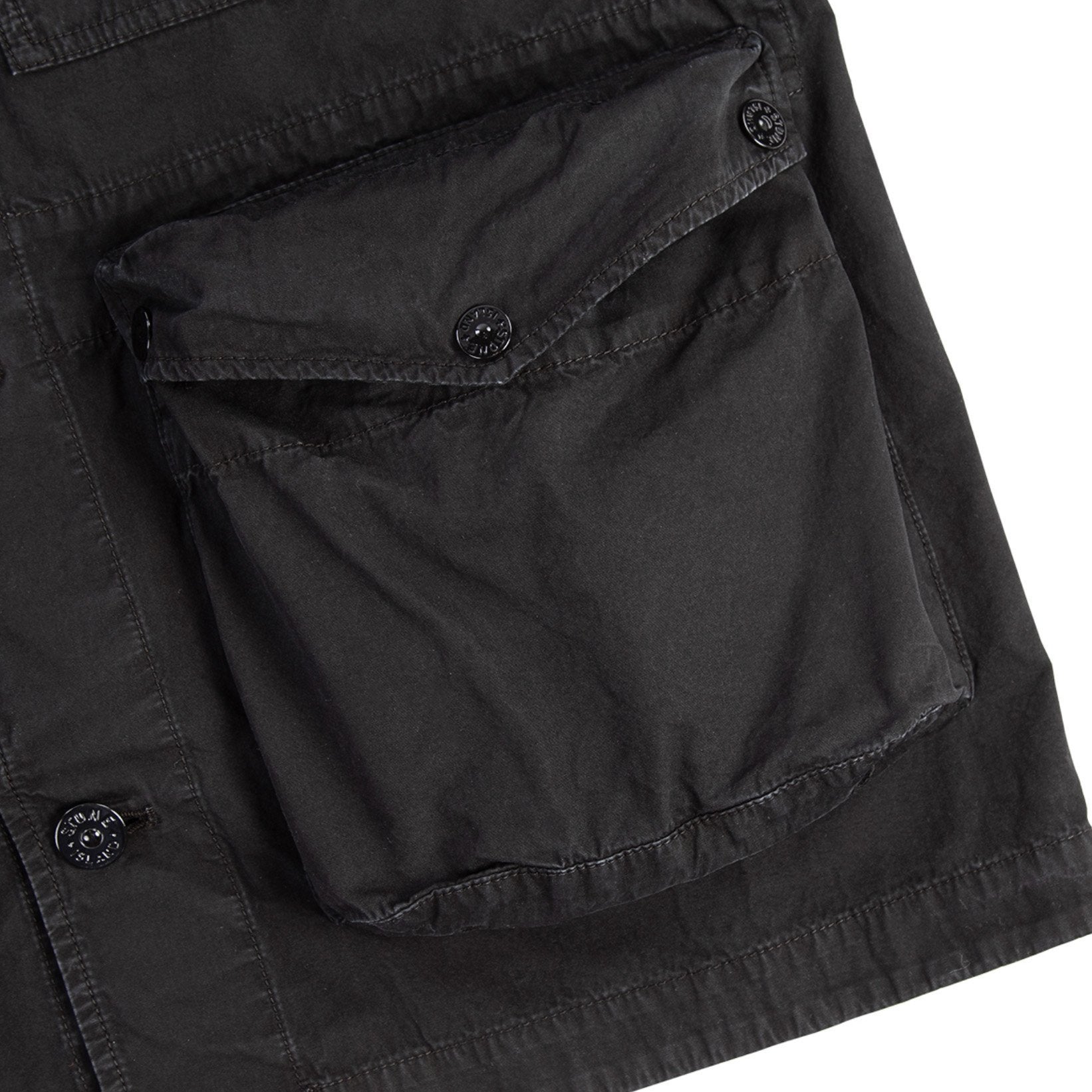 Stone island black outlet jacket