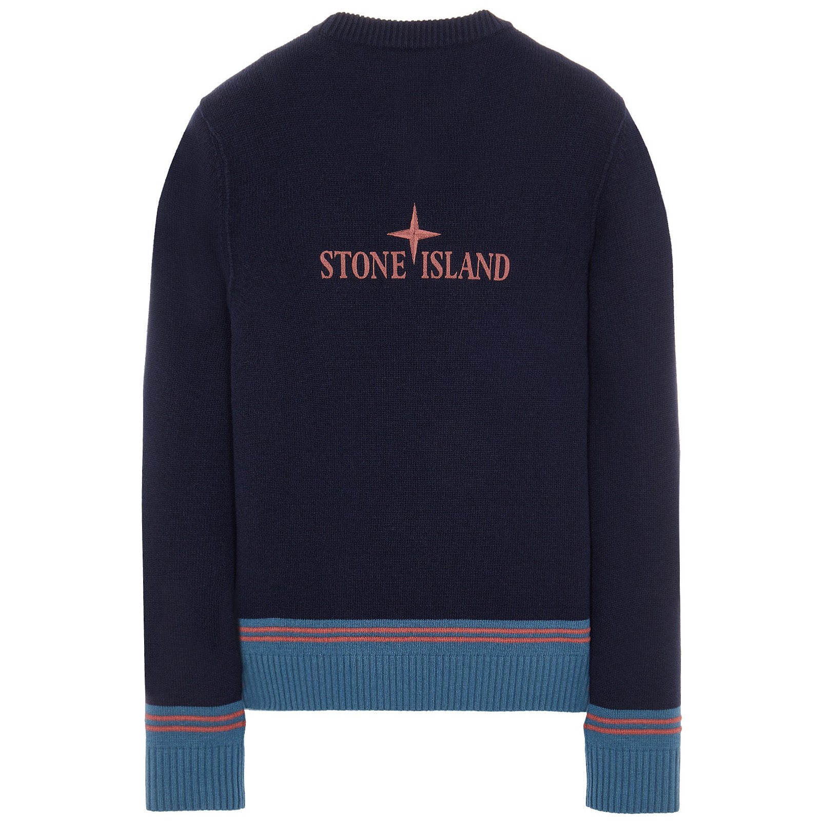 Stone Island Embroidered Logo Lambswool Knit Knitwear Stone Island 