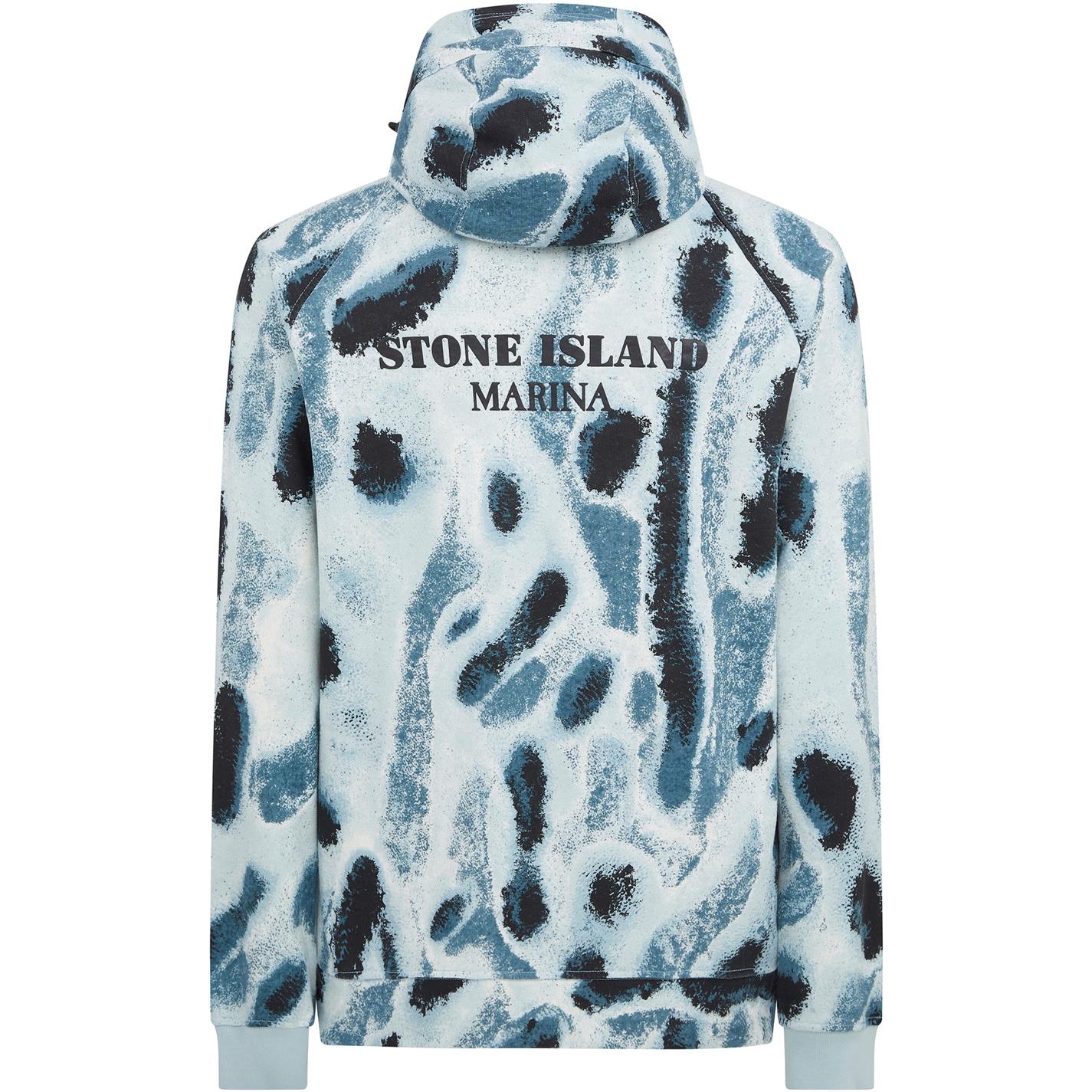 Stone island camo on sale hoodie