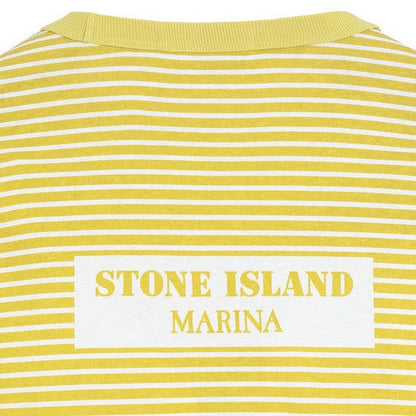 Stone Island Marina Yellow Long Sleeve Tee T-Shirt Stone Island 