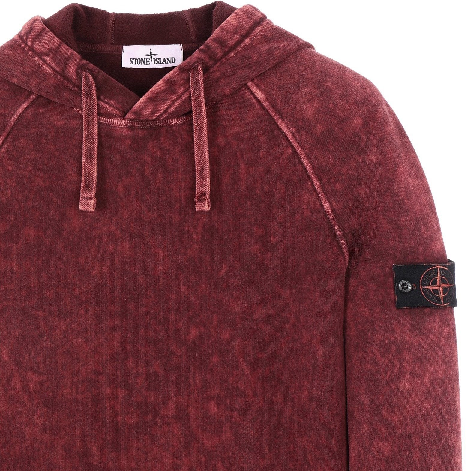 Stone island jumper on sale burgundy