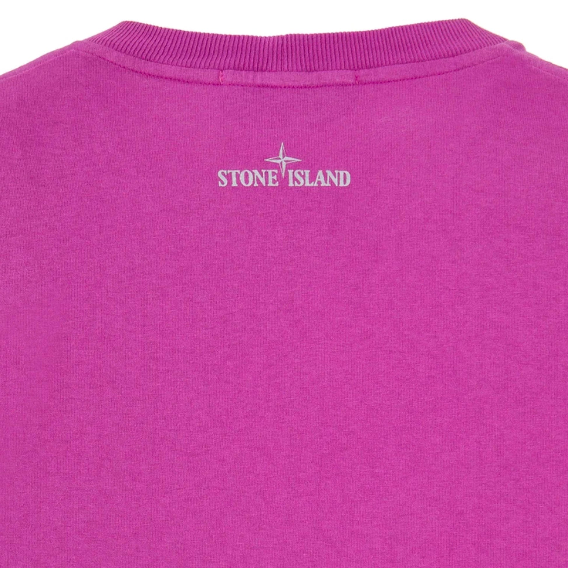 Stone Island Purple Logo T-Shirt T-Shirt Stone Island 