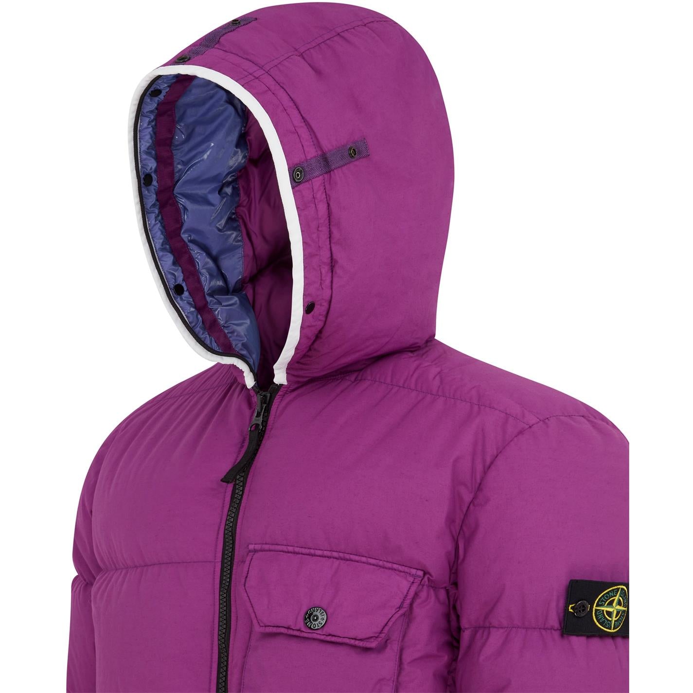 Stone island 2025 purple coat