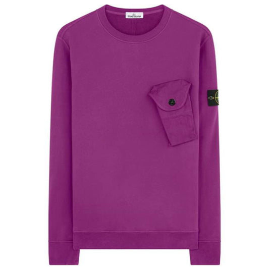 Stone Island Purple Pocket Sweatshirt Sweatshirt Stone Island 