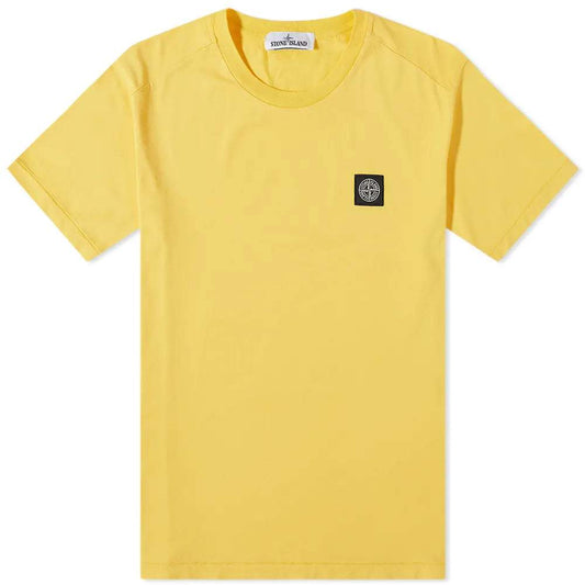 Stone Island Yellow Patch Logo T-Shirt T-Shirt Stone Island 