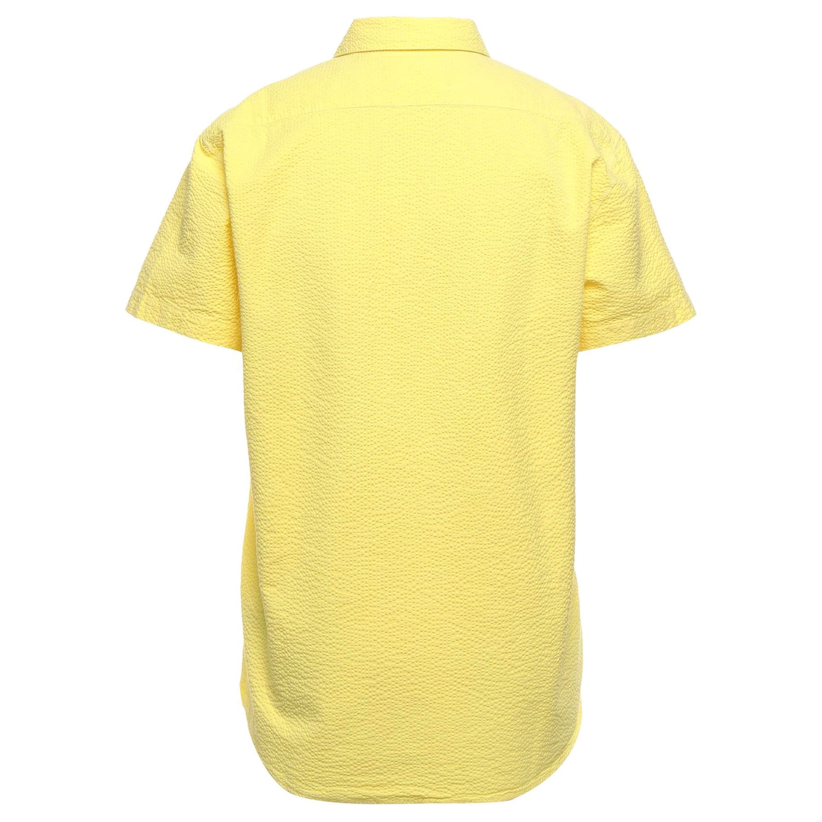 Stone island yellow polo on sale shirt