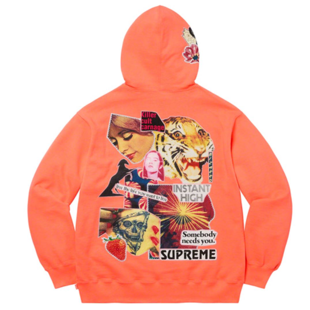 Supreme Back Logo Hoodie – DANYOUNGUK
