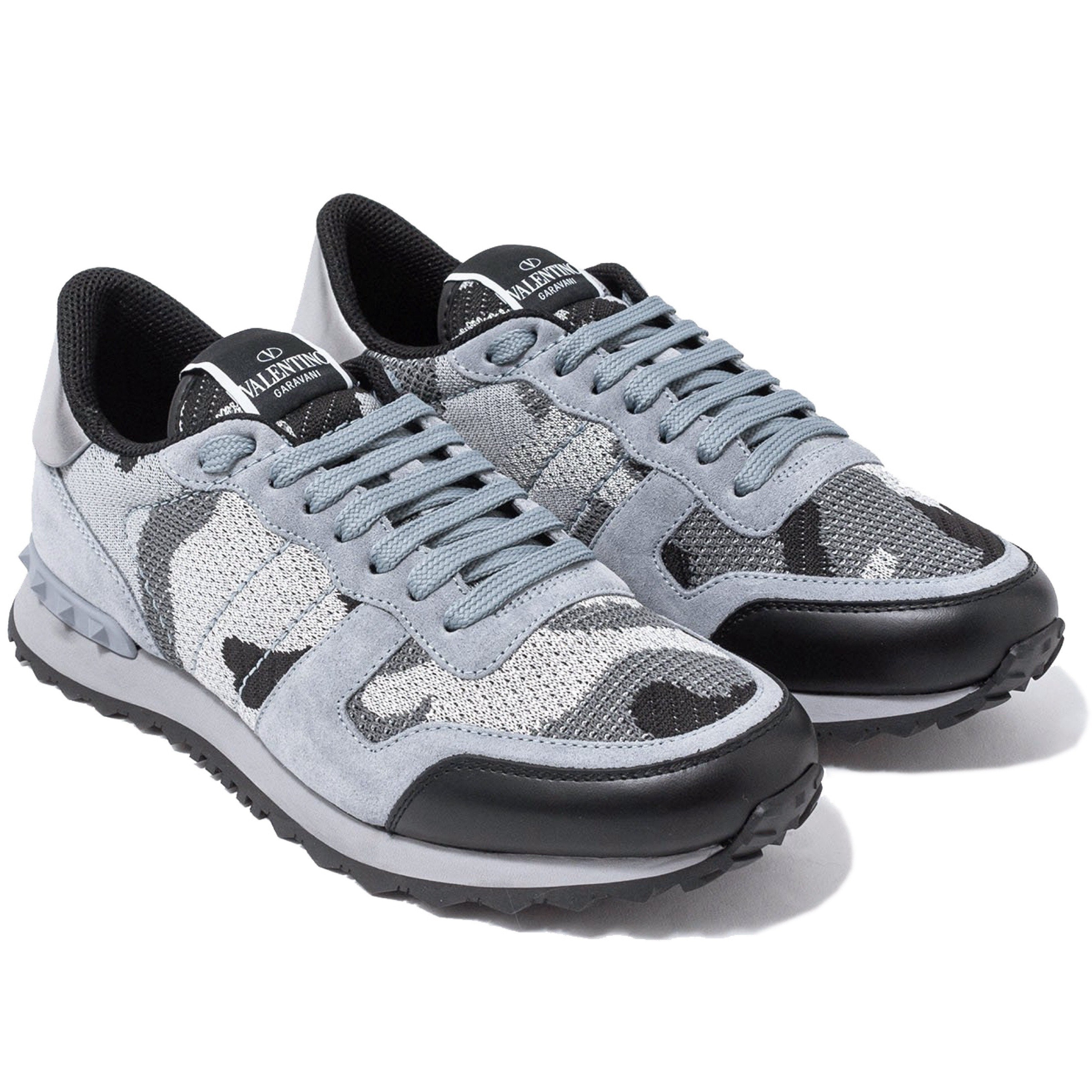 Valentino rock runner on sale grey