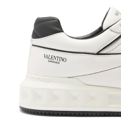 Valentino White Quilted Leather Rockstud Trainers Trainers Valentino 