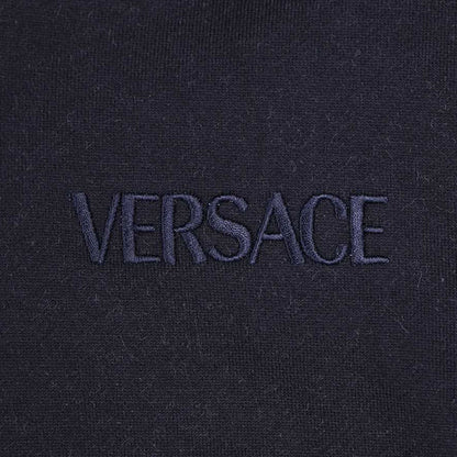 Versace Cashmere Logo Trim Hoodie Hoodie Versace 