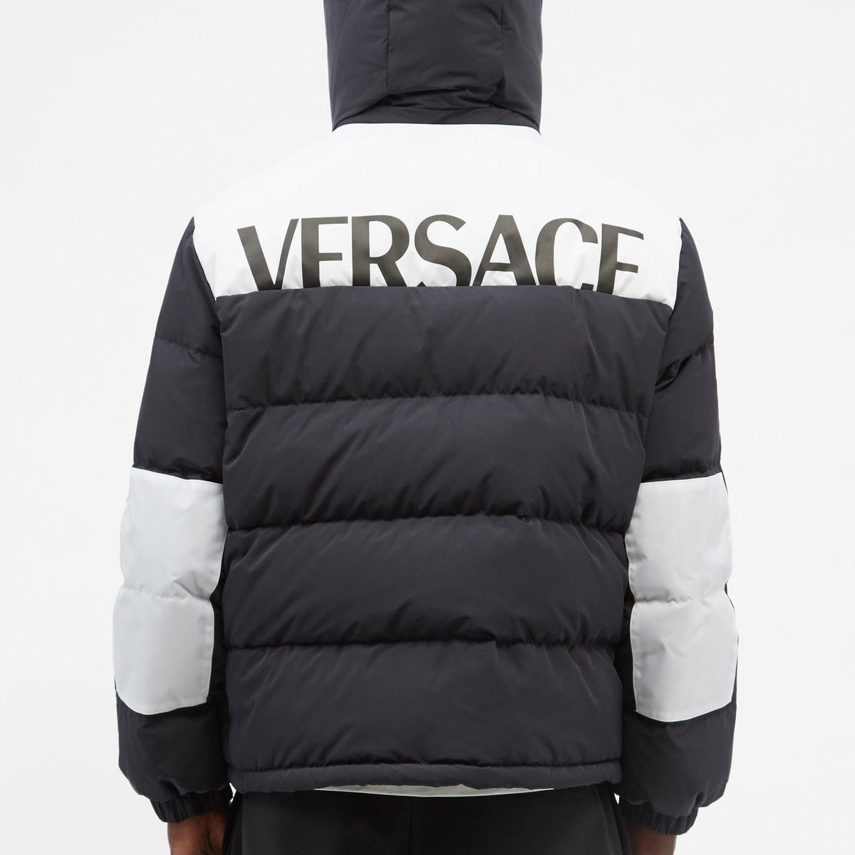 Versace Logo Print Down Jacket Coat Versace 