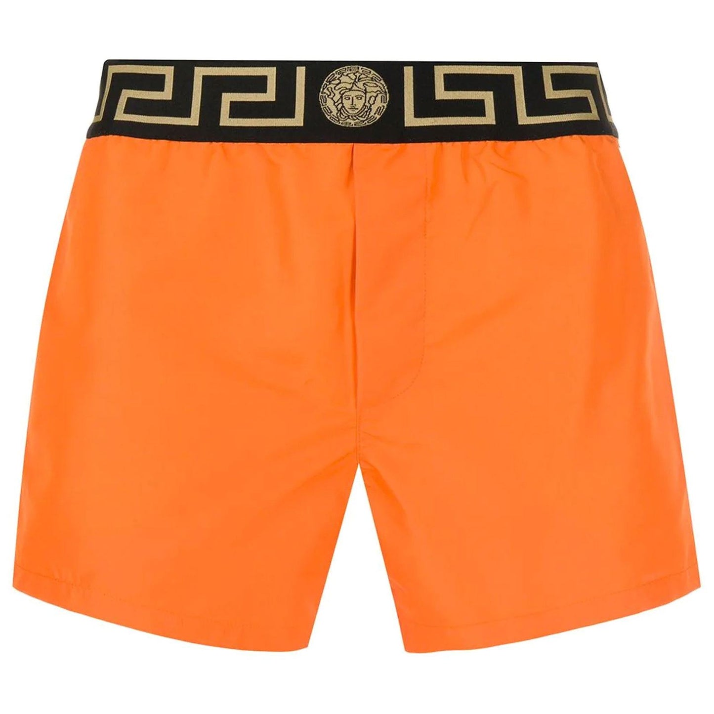 Versace Orange Baroque Icon Swimshorts Swimwear Versace 