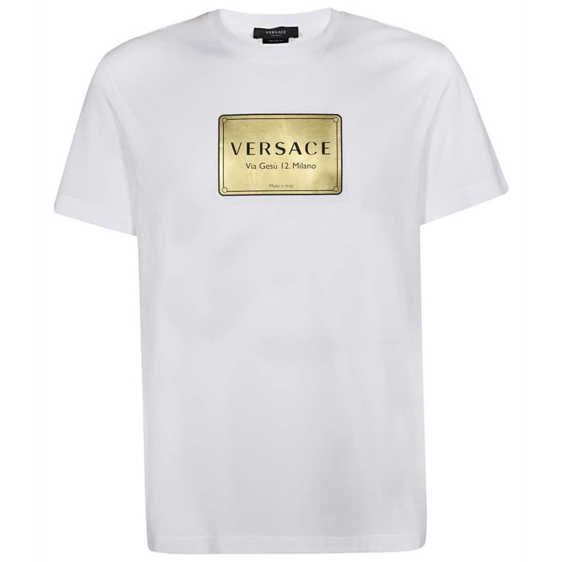 Versace White Graphic T-Shirt T-Shirt Versace 