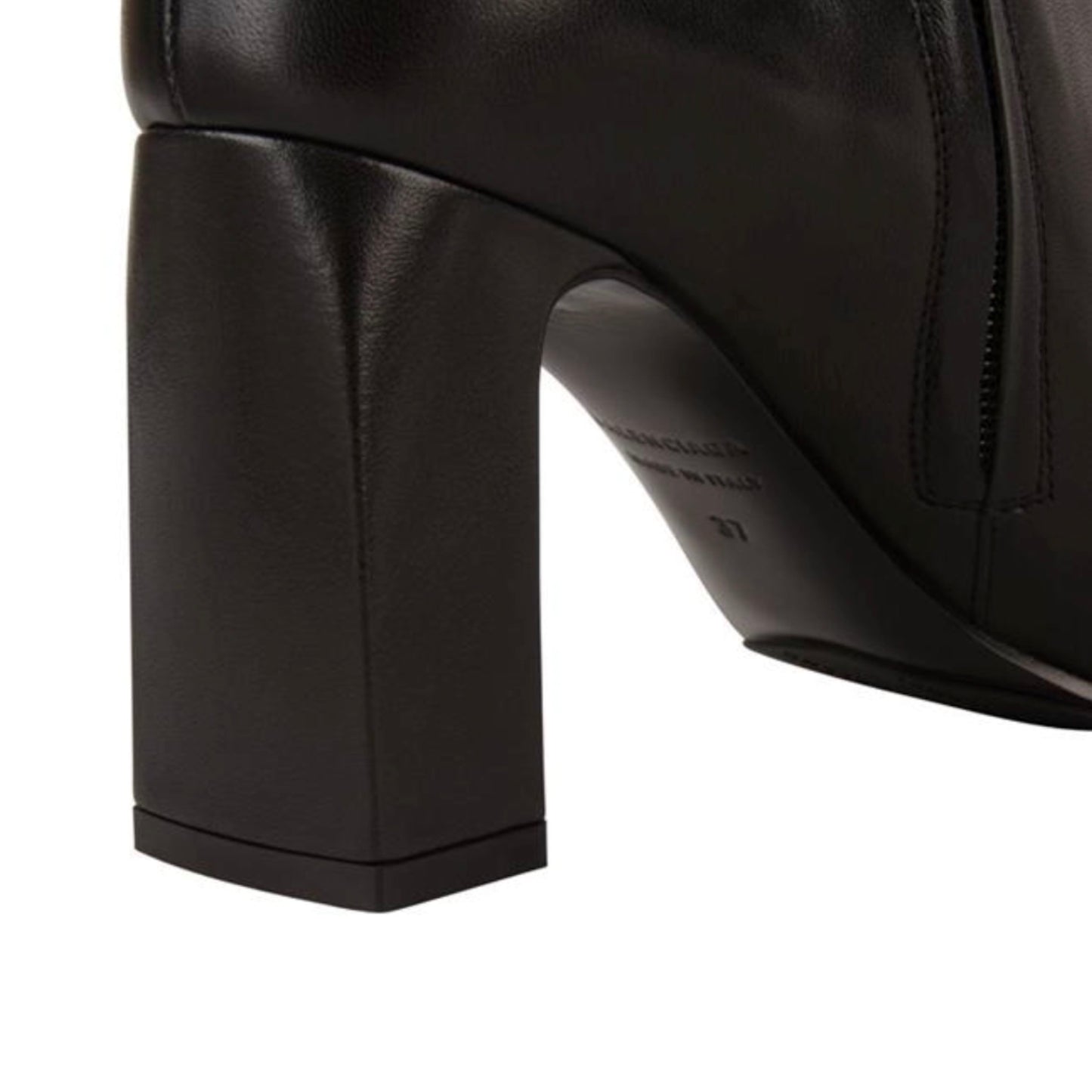 Womens Balenciaga Black Leather Ankle Boots Womens Boots Balenciaga 