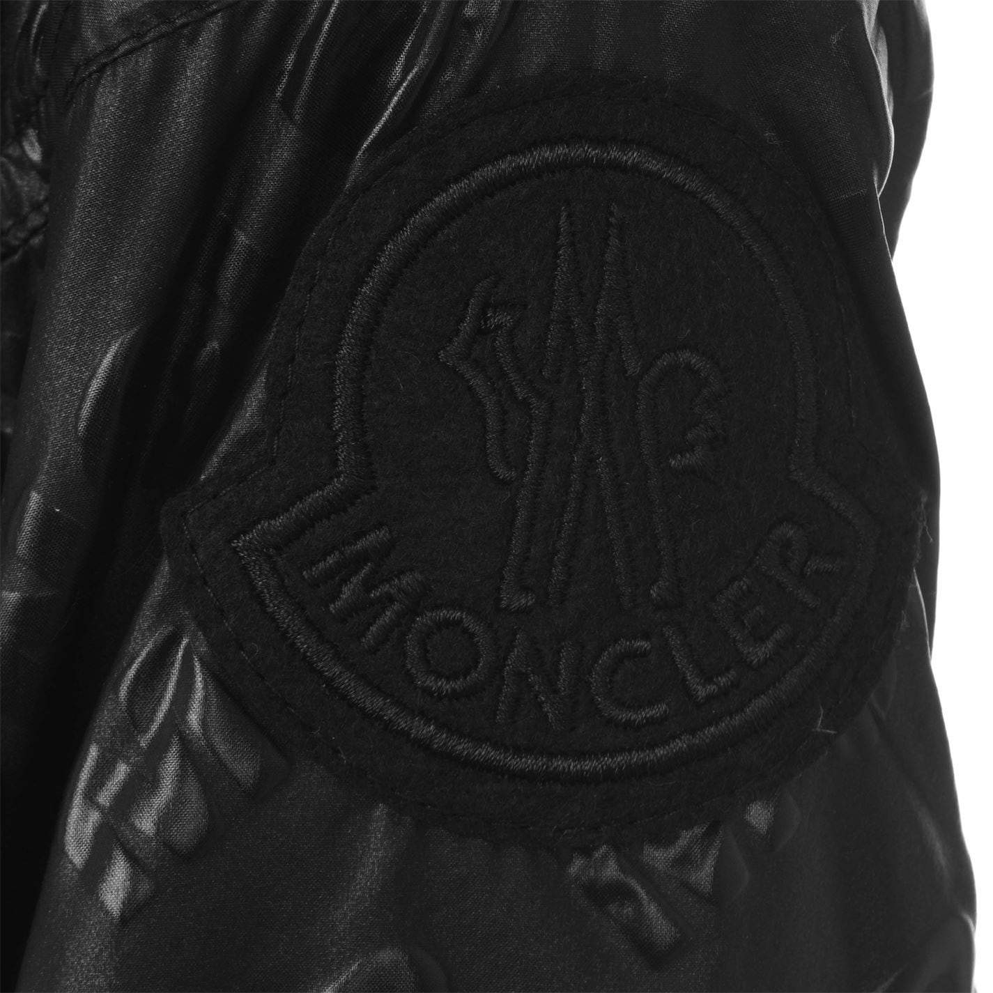 Moncler black deals badge jacket