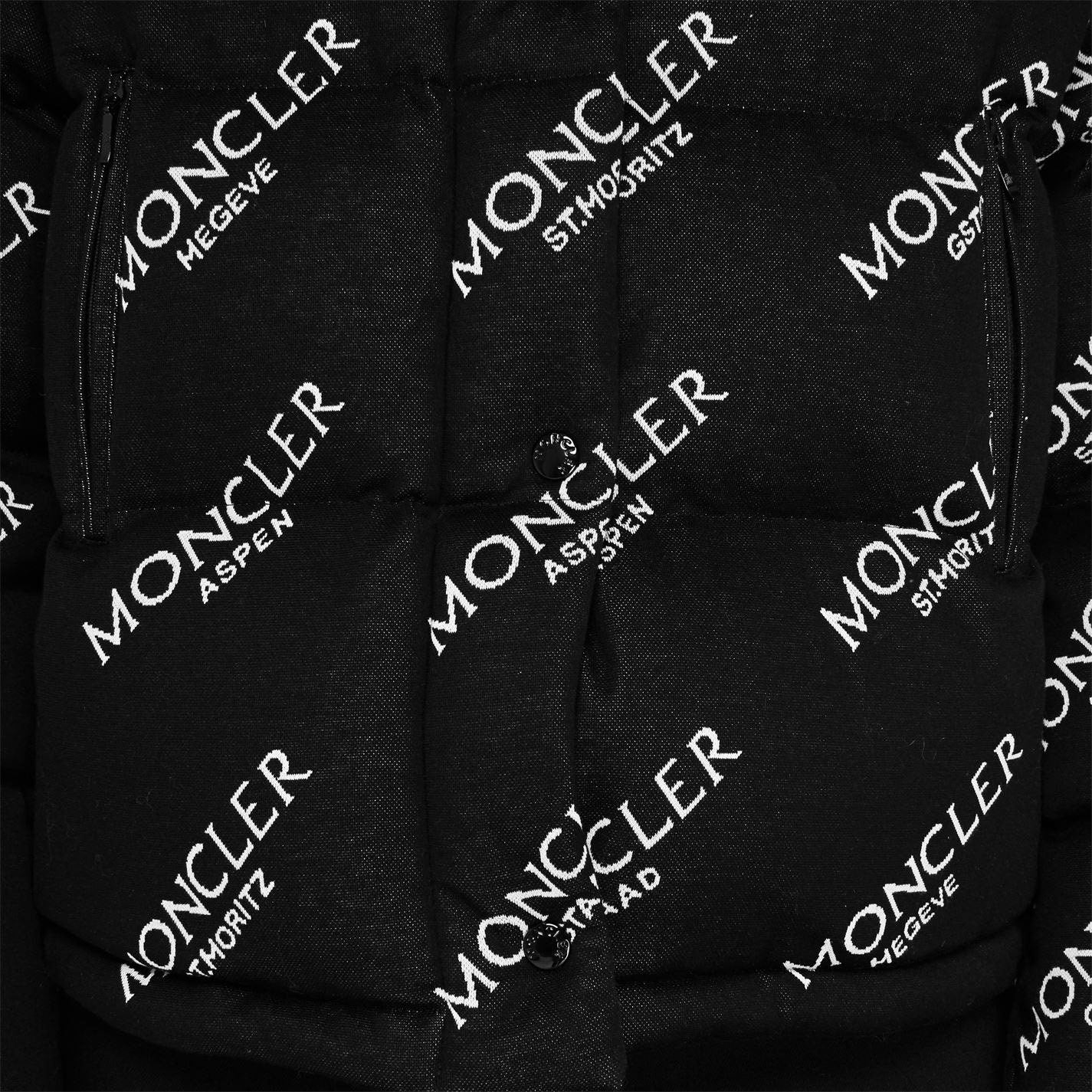 Womens Moncler Caille Logo Down Coat Womens Coat Moncler 