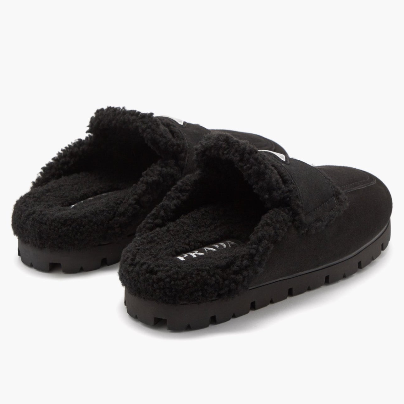 Prada ugg discount slippers