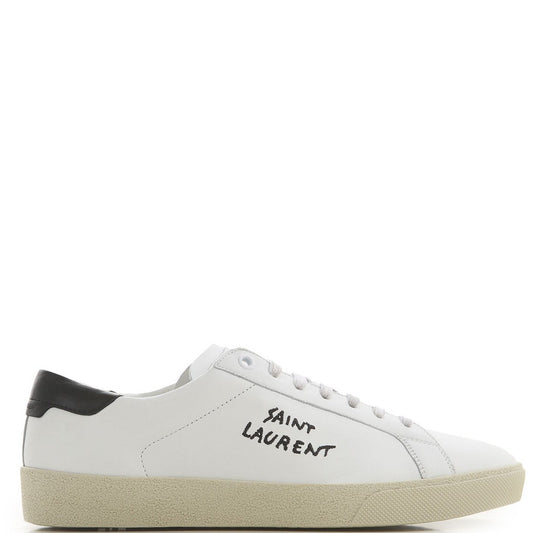 Saint Laurent SL06 Court Leather Sneakers - DANYOUNGUK